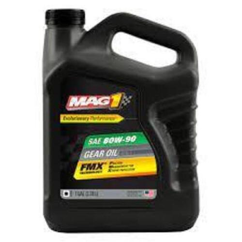 DESCRIPTION: (1) GEAR OIL BRAND/MODEL: MAG1 FMX INFORMATION: 80W-90 SIZE: 1 GALLON RETAIL$: $24.79 EA QTY: 1