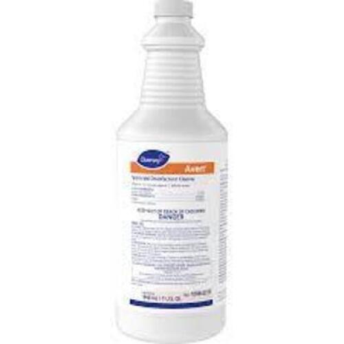 DESCRIPTION: (5) SPORICIDAL DISINFECTANT CLEANER BRAND/MODEL: DIVERSEY AVERT SIZE: 1 QT RETAIL$: $15.00 EA QTY: 5