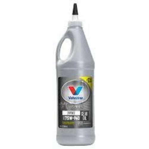 DESCRIPTION: (5) GEAR OIL BRAND/MODEL: VALVOLINE FULL SYNTHETIC INFORMATION: 75W-140 SIZE: 1 QT RETAIL$: $15.44 EA QTY: 5