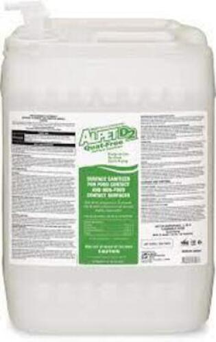 DESCRIPTION: (1) QUAT-FREE SURFACE SANITIZER BRAND/MODEL: ALPET D2 SIZE: 5 GALLON RETAIL$: $117.81 QTY: 1