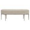 LINEA METAL BENCH IN TEXTURED GRAPHITE