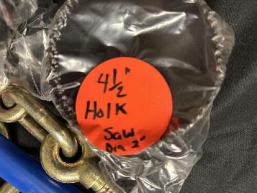 (6) 4-1/2" HOLE SAWS