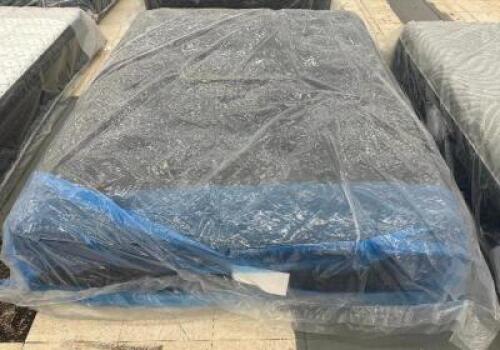 MORGAN PLATINUM PLUSH QUEEN MATTRESS W/ BOX SPRING ( NEW )