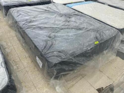 MORGAN FIRM QUEEN MATTRESS WITH BOX SPRING ( NEW )