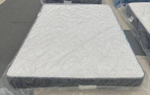 AMERICAN BEDDING BOOKER 10" FIRM TIGHT OP QUEEN MATTRESS W/ BOX SPRING ( NEW )