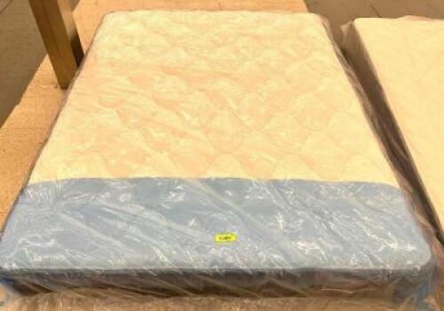 EVA QUEEN MATTRESS PLUSH W/ BOX SPRING. ( NEW )