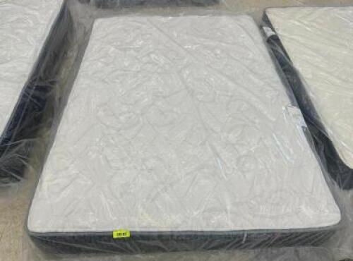 AMERICAN BEDDING BOOKER 10" FIRM TIGHT TOP FULL MATTRESS W/ BOX SPRING ( NEW )