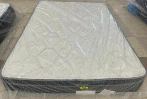 AMERICAN BEDDING 10" FIRM TIGHT TOP FULL MATTRESS W/ BOX SPRING ( NEW )