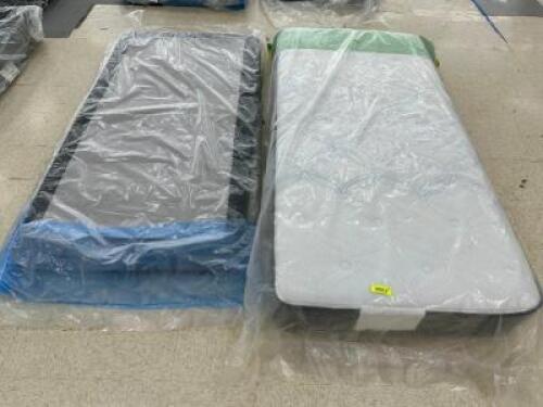 BEALE STREET FIRM TWIN MATTRESS W/ BOX SPRING ( NEW )