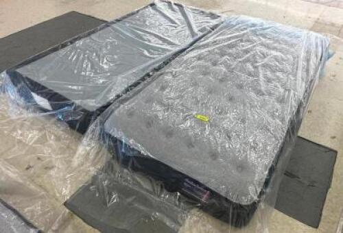 AMERICAN BEDDING KENAI FIRM TWIN MATTRESS W/ BOX SPRING ( NEW )