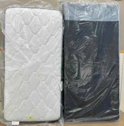 AMERICAN BEDDING HUDSON 12" PLUS TWIN MATTRESS W/ BOX SPRING