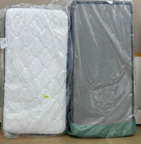 AMERICAN BEDDING HUDSON 12" PLUSH TWIN MATTRESS W/ BOX SPRING