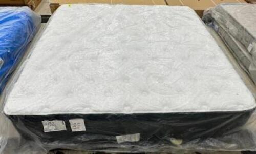 WARREN EURO TOP KING MATTRESS W/ BOX SPRING ( NEW )