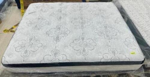 DESCRIPTION: ASHELY Y KING MATTRESS W/ BOX SPRING ( NEW ) BRAND / MODEL: ASHELY SIZE KING QTY: 1