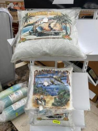 (4) MISC. PANAMA JACKS PILLOWS