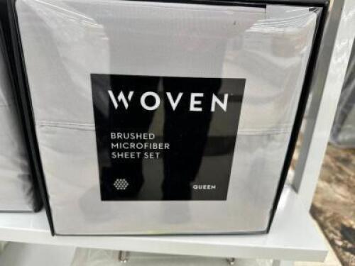 WOVEN BRUSHED MICROFIBER SHEET SET - QUEEN