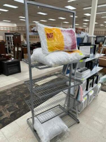 36 "X 24" FOUR TIER WIRE DISPLAY RACK.