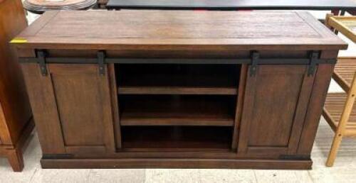 BUDMORE RUSTIC BROWN TV STAND