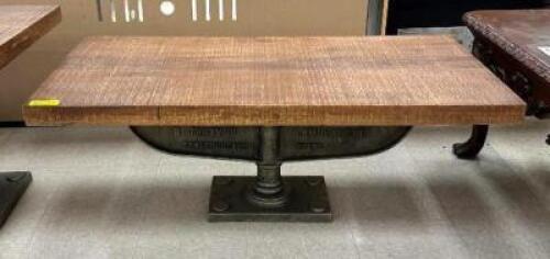 INDUSTRIAL LOOK COCKTAIL TABLE