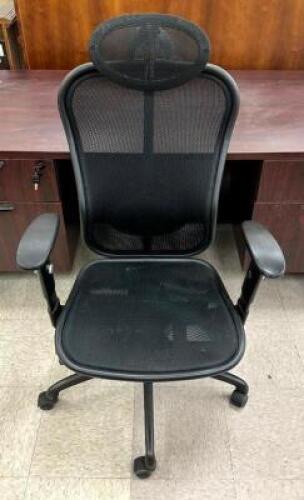 MESH BACK OFFICE CHAIR WITH HEADREST