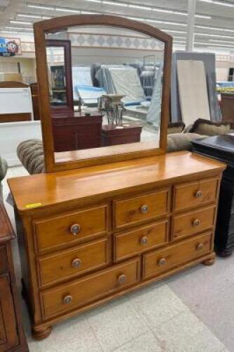 DRESSER AND MIRROR