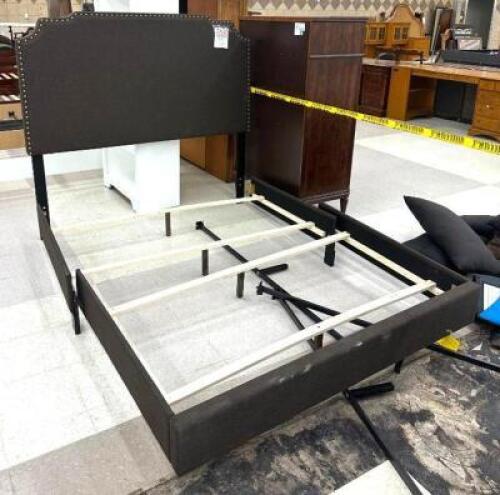 TUFTED QUEEN BED FRAME