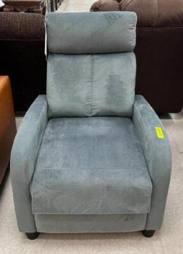 GREY CONTEMPORARY WELZOW LOW LEG RECLINER