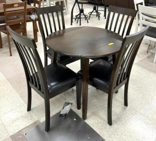 HAMMIS 5PC DINING ROOM DROPLEAF TABLE