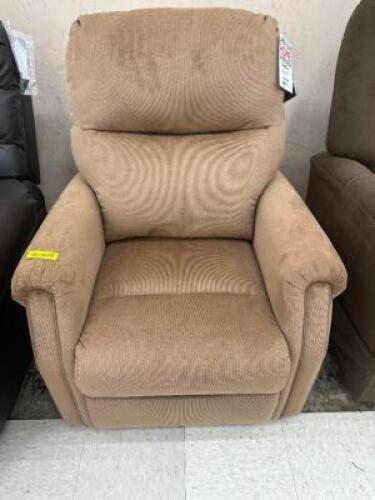 ASHELY TAN UPHOLSTERED RECLINER