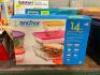 ANCHOR HOCKING 14PC EMBOSSED FOOD STORAGE SET RETAILS FOR $25.86 - 2