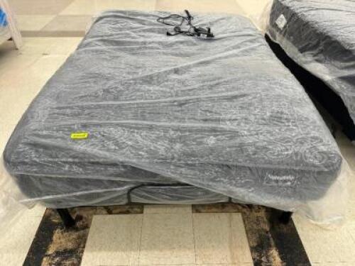 NIGHTS BRIDGE QUEEN SIZE FOAM MATTRESS WITH BOX SPRING ( NEW )