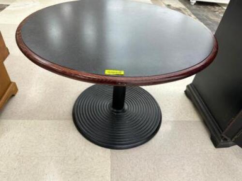 42" ROUND TABLE W/ BASE.