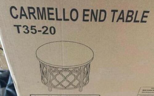 (2) CARMELLO END TABLES T35-20