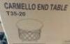 (2) CARMELLO END TABLES T35-20