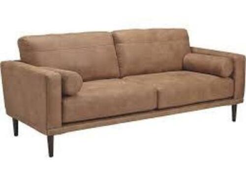 ASHLEY ARROYO SOFA IN CARAMEL