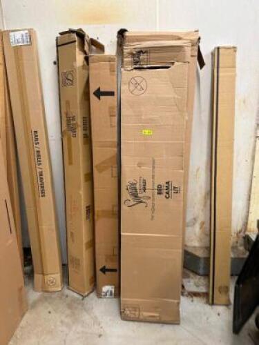 (1) LOT OF ASSORTED BED FRAMES