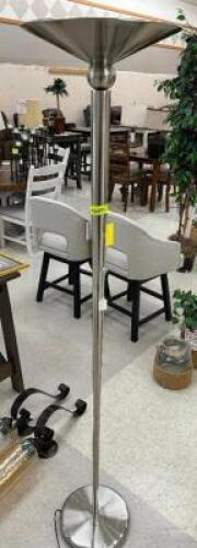 BRUSHED STAINLESS FINISH FLOOR LAMP