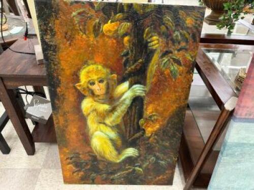 36" X 24" MONKEY PRINT