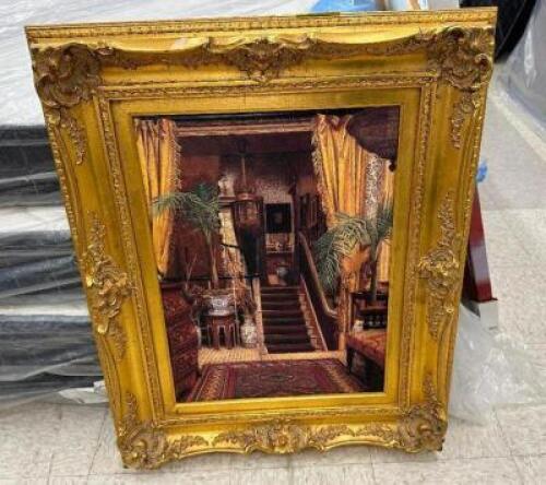 DECORATIVE FRAMED CANVAS PRINT