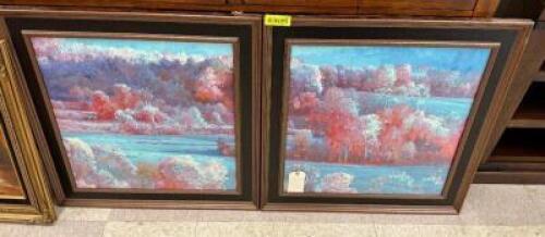 (2) FRAMED PRINTS