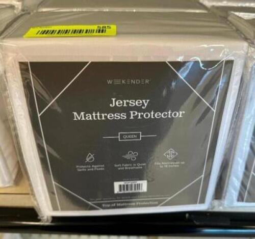 (3) JERSEY MATTRESS PROTECTORS - QUEEN