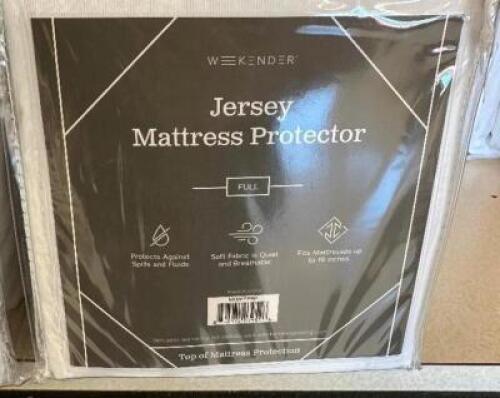 (3) JERSEY MATTRESS PROTECTORS - FULL