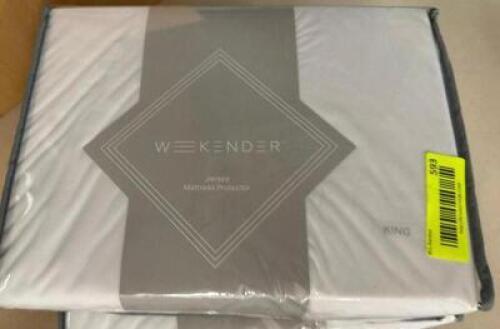 (3) JERSEY MATTRESS PROTECTORS - KING