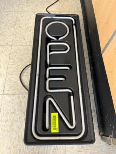 LED " OPEN " STORE SIGN W/ POWER CORD