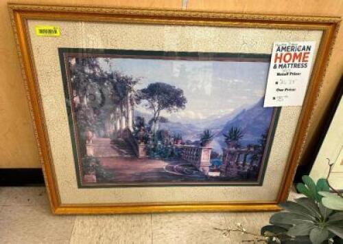 LARGE FRAMED PRINT
