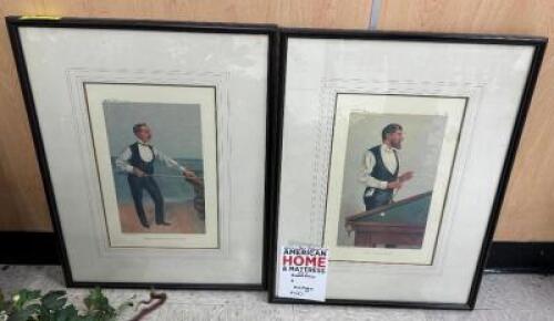 (2) PIECE VANITY FAIR PICTURE SET