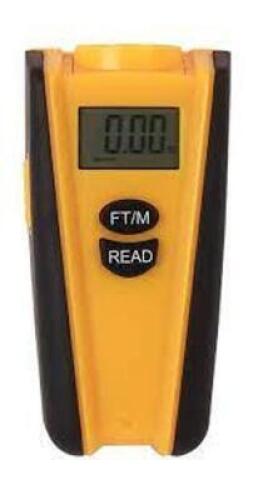 DESCRIPTION: (4) DITIGAL DISTANCE TAPELESSS POINTER RANGE STUD FINDER BRAND/MODEL: ULTRASONIC #713179630021 SIZE: YELLOW RETAIL$: $15.00 EA QTY: 4