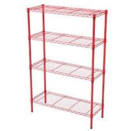 DESCRIPTION: (1) RED WIRE SHELF BRAND/MODEL: MUST COME INSPECT. NOT ENTIRE SHELF QTY: 1