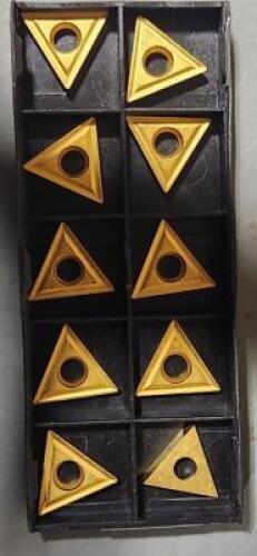 DESCRIPTION: (10) TPGH321HF CARBIDE TURNING INSERTS BRAND/MODEL: VC TPGH321HF TCN55 RETAIL$: 23.41 PER INSERET QTY: 10