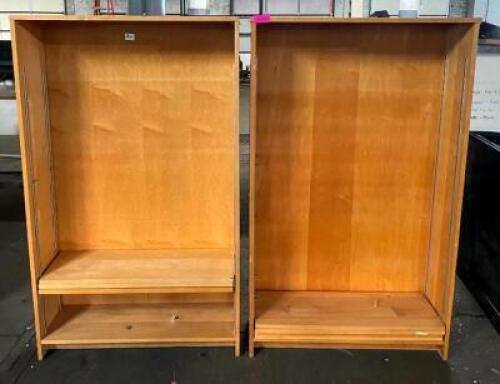 (2) BOOKCASES (HAS MULTIPLE SHELVES)